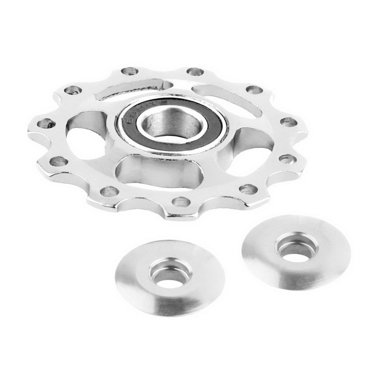 EGNMCR Accessoires de Vélo 11 Dents VTT Roulement en Céramique Roue Galet Route Bicyclette Dérailleur WH Vélo
