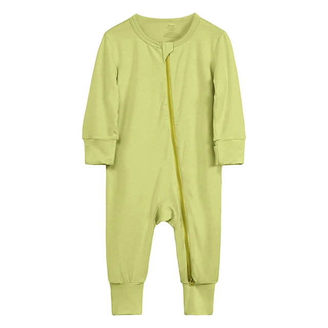 2025 Cotton Three Shirt Birthday Rompers Footless Pajamas Zipper Suits for Boys Long Sleeve Sleeper
