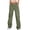 Army Green, variant on CFLVAEK Womens Cargo Pants with Pockets Casual Mid Rise Denim Pant Loose Fit Wide Leg Hiking Pants Solid Color Jean Pants Army Green S