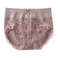 thumbnail image 1 of Culottes Serrées Taille Mi-Haute Sans Trace en Dentelle Fragmentée pour Femmes, 1 of 5