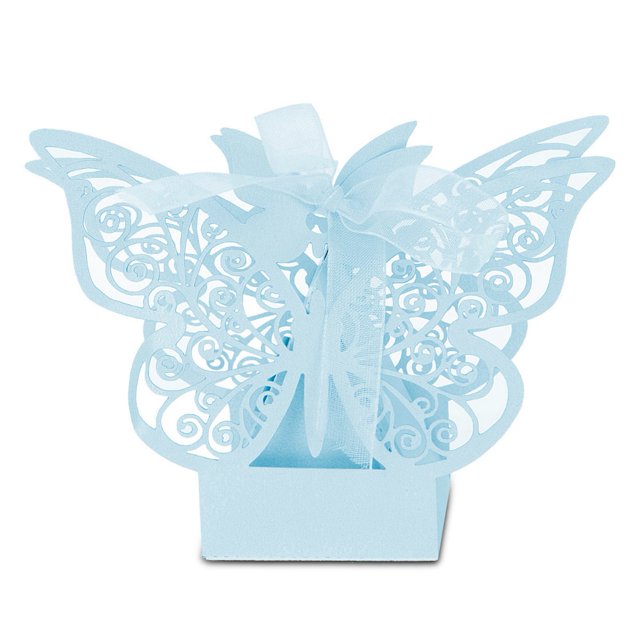Boîte à Sucre de Mariage, 100 Pcs Boîtes à Sucre Papillon Boîtes à Chocolat Expérience Inégalée