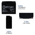 thumbnail image 2 of Batterie 12V 22AH pour le Modèle Phoenix HD PHOENIXHD4 - Lot de 2, 2 of 6