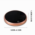 thumbnail image 3 of BAOPAI Smart Ceramic Cup Warmer with Constant 55℃ Temperature Control, Automatic Heating and Stop, Aluminum Alloy Base, Energy Efficient Desktop Heater Pad for Coffee Tea Mug, 3 of 6