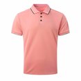 thumbnail image 4 of ylioge Mens Casual Golf Tees Shirts Pullover Short Sleeve Tshirts Shirt Button Collared Basic Solid Color Loose Comfort Relaxed Office Work Tops, 4 of 8
