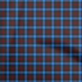 thumbnail image 1 of oneOone Polyester Spandex Blue Fabric Check Sewing Craft Projects Fabric Prints By Yard 56 Inch Wide, 1 of 4