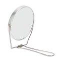 thumbnail image 2 of Mgaxyff 2 Sided Vanity Mirror,Handheld Mirror,2 Sided Vanity Mirror 360 Degree Rotation Aluminum Frame Silver Vanity Mirror With Stainless Steel Stand For Office Dormitory, 2 of 8