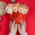 thumbnail image 2 of Penkiiy Enveloppes Rouges du Nouvel An Chinois 2025, Enveloppe Rouge Robuste Enveloppes Rouges du Nouvel An Lunaire Grand Cadeau Porte-Bonheur Argent Paquets Rouges Hong Bao avec Différents Motifs Embossés Dorés s - 4 Pcs, 2 of 6
