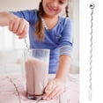 thumbnail image 4 of 10Pcs Stainless Steel Stirring Rod, Uscallm Stainless Steel Cocktail Stirring Rod, Bar Mixing Stick for Cocktails and Beverages, Professional Bartender Tool, Home Bar Accessory, Durable Stainless, 4 of 5