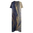 thumbnail image 4 of Cameland Robe d'Été pour Femme Décontractée à Col en V avec Boutons, Manches Courtes, Imprimée, Coupe Évasée, avec Poche, 4 of 4