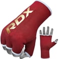 thumbnail image 2 of RDX, Hands wraps Inner Gloves, Half Finger Elasticated Bandages, Red, L, 2 of 5