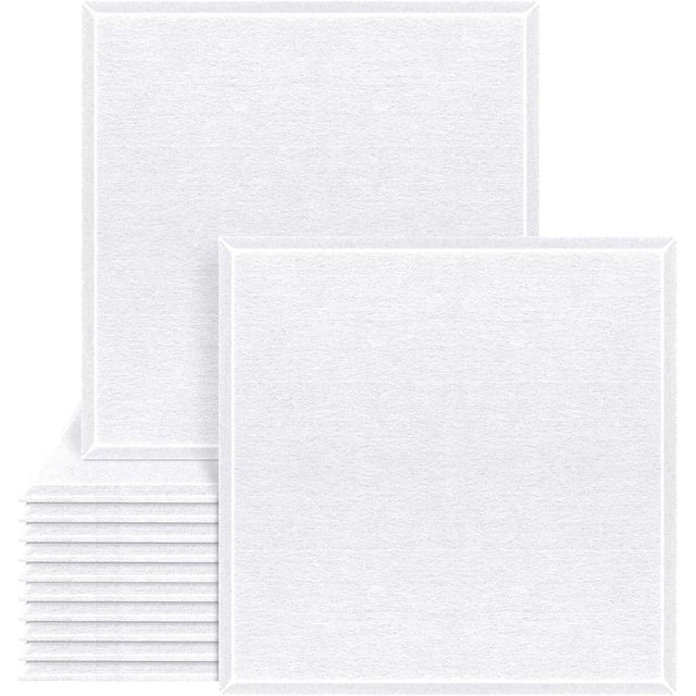 LSLJS 30x30x0.9cm Sound Insulation Board with Self-adhesive Hook High-density Insulation Board Recording Home Office Sound Absorption Board