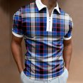 thumbnail image 1 of EGNMCR T-Shirts pour Homme Mode Personnalité Chemise Décontractée Coupe Ajustée à Manches Courtes Imprimée Col Rabattu Blouse & Chemise Cadeaux pour Hommes, 1 of 4