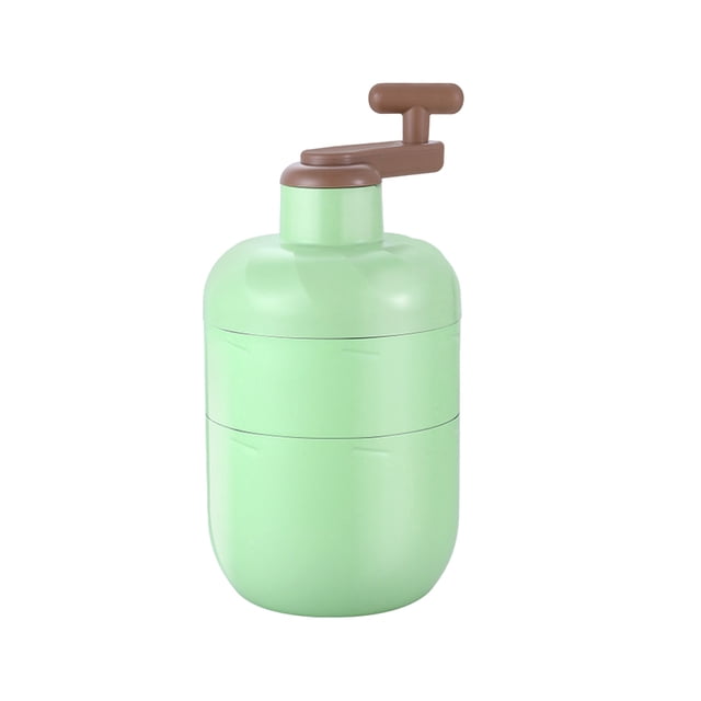 Green Hand Crank Ice Shaver Machine For Cocktails Slushies Margaritas Durable Kitchen Tool Easy To Clean #26kk7