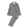 thumbnail image 2 of LSLJS Ensembles de Pyjama pour Hommes Décontractés Vêtements d'Intérieur Hauts à Manches Longues Pantalons Col Rabattu Pyjamas de Nuit Ensembles Cadeaux pour Hommes, 2 of 4