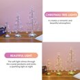 thumbnail image 4 of Amdohai Christmas Tree Lights Metal Spiral Xmas Tree Lamp Desktop Tree Light with Crystal Pendant Decorative Table Lamp Mini Christmas Tree Decoration, 4 of 7