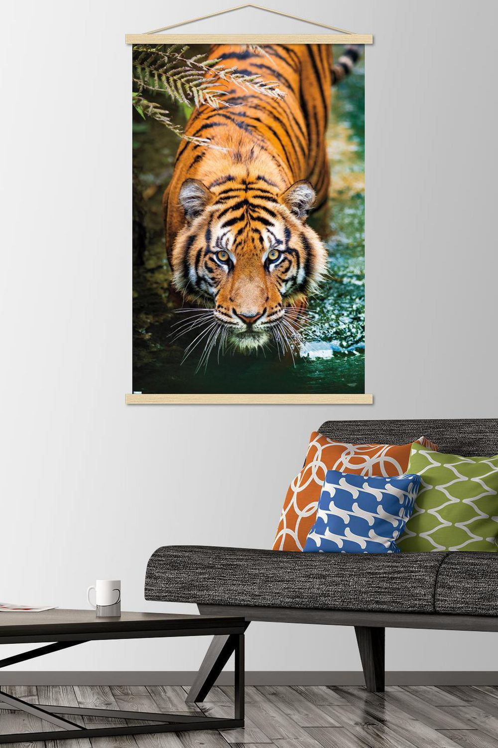 Tiger - Water Wall Poster