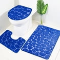 thumbnail image 3 of LSLJS 3-Piece Bathroom Carpet Super Soft Non Slip Bathtub Carpet and Absorbent Bath Mat Bathroom Carpet Plush Bath Mat for Bathroom, Bathroom Rugs Bathroom Decor, 3 of 5