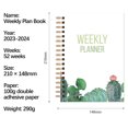 thumbnail image 3 of Vaidha Weekly Schedule Book Hard Case Notebook A5 Coil Book Elastic Notebook, 3 of 7
