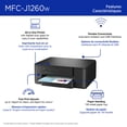 thumbnail image 3 of Brother Work Smart MFC-J1260W Wireless Color Inkjet All-in-One Printer, 3 of 5