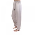 thumbnail image 2 of Men‘s Satin Autumn and Winter Single Trousers Pajama Pants  Homewear Gray L, 2 of 15