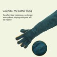 thumbnail image 4 of Gants de Protection pour Animaux de Compagnie, 45CM Gants de Toilettage pour Animaux de Compagnie Résistant à la Déchirure Polyvalent pour les Maîtres d'Animaux pour Barbecue, 4 of 7