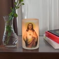 thumbnail image 5 of Mainstays 5" Unscented LED Wax Pillar Candle - Sacred Heart, 5 of 5