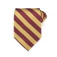 thumbnail image 1 of TopTie Unisex Necktie Solid Color Black and Gold Regular Tie, 1 of 7