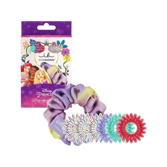 Invisibobble Kids Disney The Princesses Set of 7 Children's Hair Clips