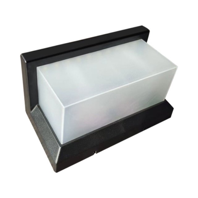 Tignapoo Solar-Powered Outdoor Motion Sensor Wall Light with Intelligent Light Control, 60 LED Garden Lamp, IP65 Waterproof, 1200mAh Battery, White Light, Square Design