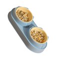 thumbnail image 4 of Pet Food Bowl Set, Exquisite Large Caliber Portable Double Cat Bowl  For Dog, 4 of 8