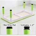 thumbnail image 4 of Ourlova Kids Table and Chairs Set of 7 Height Adjustable Desk with 6 Seats Arts & Crafts Table Graffiti Desktop Non-Slip Legs Children Multi-Activity Table, 4 of 7