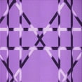 thumbnail image 1 of Ahgly Company Tapis d'Intérieur Lavable à la Machine, Carré, Transitionnel, Violet Violet, Tapis de Zone, 8 Pieds Carré, 1 of 7