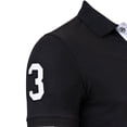 thumbnail image 4 of U.S. POLO ASSN. Men's polo shirt - Kory, basic, piquet, logo, appliqué, cotton Black XL (X-Large), 4 of 4