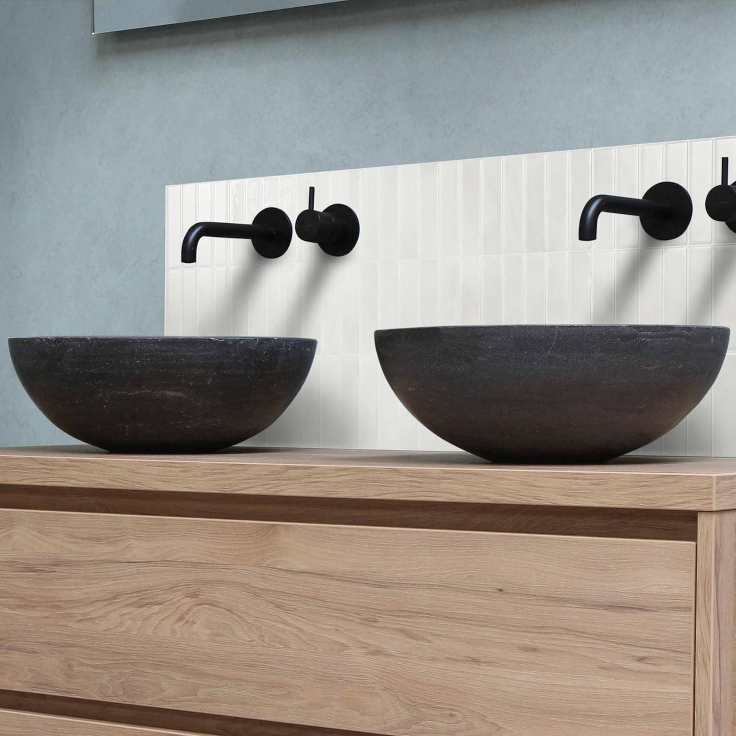 Smart Tiles Peel and Stick Backsplash Wall Tiles, Morocco Essaouira, 4-Pack, 11.43in x 9in