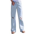 thumbnail image 1 of Soki Womens Stretch Skinny Jeans Ripped Slim Denim Jeggings, 1 of 7