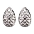 thumbnail image 3 of 50pcs/Pack Fishing Spinner Rings Blades Mini Fish Scale Smooth Flattie Attractor Lure Nickel Spoon Fishing Tool Lure Accessories, 3 of 12