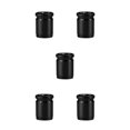 thumbnail image 2 of QualitChoice 4 Pcs Coiffage de Voiture Alliage de Zinc Antivol Capuchons de Valve de Pneu de Voiture Sport Pneus de Roue Noir 5Ensemble, 2 of 6