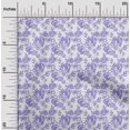 thumbnail image 2 of oneOone Velvet Violet Fabric Floral Fabric For Sewing Printed Craft Fabric By The Yard 58 Inch Wide, 2 of 4