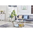 thumbnail image 2 of Topline Home Furnishings Glass Top End Table, 2 of 2