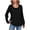 Black, variant on lcziwo Tops for Women Puff Long Sleeve Square Neck Shirts Dressy Casual Blouses Loose Fit Tunic Fall Fashion Clothes 2024 Sales Today Clearance Black,XL