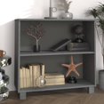 thumbnail image 1 of vidaXL Buffet HAMAR Gris Foncé 85x35x80 cm Bois Massif Pin, 1 of 4