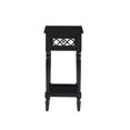 thumbnail image 4 of Convenience Concepts French Country Table d'Appoint Khloe Deluxe en Bois Noir, 4 of 6