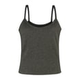 thumbnail image 4 of Lixiuxyad Ribbed Tank Tops For Women Women Spaghetti Strap Scoop Neck Ribbed Tank Tops Slim Fitted Cotton Camisole Basic Sleeveless Layering Shirts, 4 of 4
