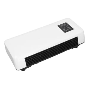 Mur monté Air Chauffe-eau, mur sans conduit portable Air Conditionneur Large Angles Mobile Petit Air Ventilateur de chauffage avec rack Tower, télécommande et panneau de commande tactile pour chambre à coucher