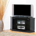 thumbnail image 2 of Leick Furniture Meuble Télé d'Angle de 47 Pouces en Noir Frotté, 2 of 2