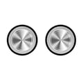 thumbnail image 1 of Ruiboury Mobile Phone Game Joystick Practical Screen Sucker Rocker Gamepad Button Controller Assist Joypad Gaming Supplies Black 2Set, 1 of 6