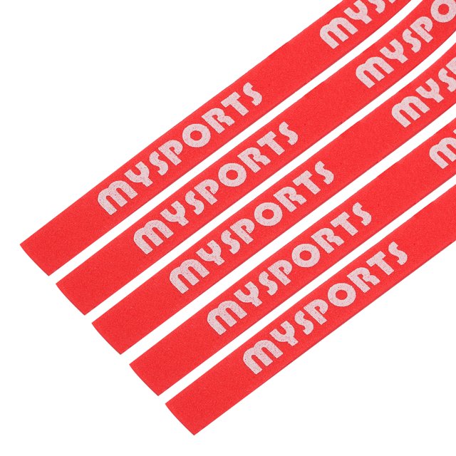 Unique Bargains 18x0.4' Table Tennis Racket Edge Tape Ping-Pong Racquet Side Tapes, Red 5 Pack