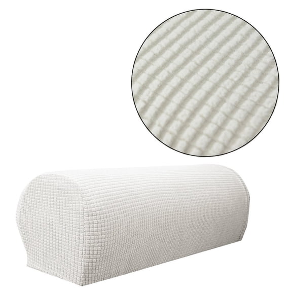 Armrest Covers 2PCS Stretch Fabric Armrest Covers Anti-Slip Sofa Arm Chair Slipcovers Furniture Protectors For Recliner Sofa