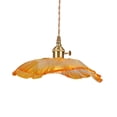 thumbnail image 2 of koolsoo Flower Pendant Light Flower Chandelier Ceiling Lamp Minimalist Adjustable Flower orange, 2 of 9