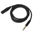 thumbnail image 3 of XLR Male to 1/4in 6.35mm Cable, Balanced Signal Microphone Line Cord, Patch Cable with 22AWG Copper for Studio Live Performances, 3 of 7